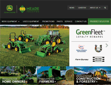 Tablet Screenshot of meadetractor.com